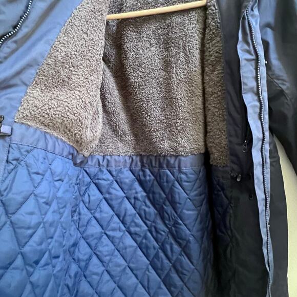 L.L. Bean Women’s Winter Warmer Nautical Navy Blue Coat Jacket Size Small NWT - Picture 9 of 10